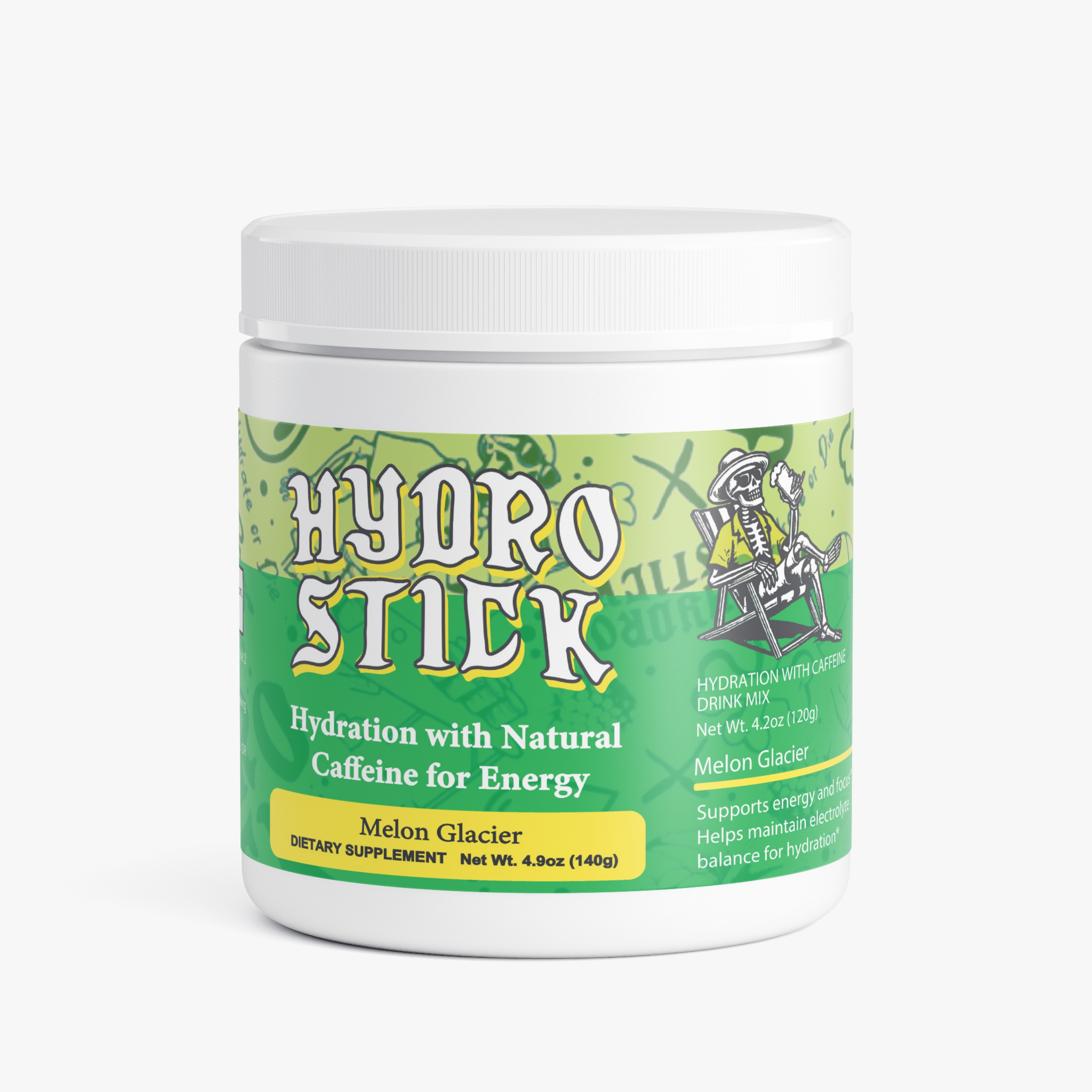 HydroStick Hydration w/ Natural Caffeine (Melon Glacier) 4.2 oz