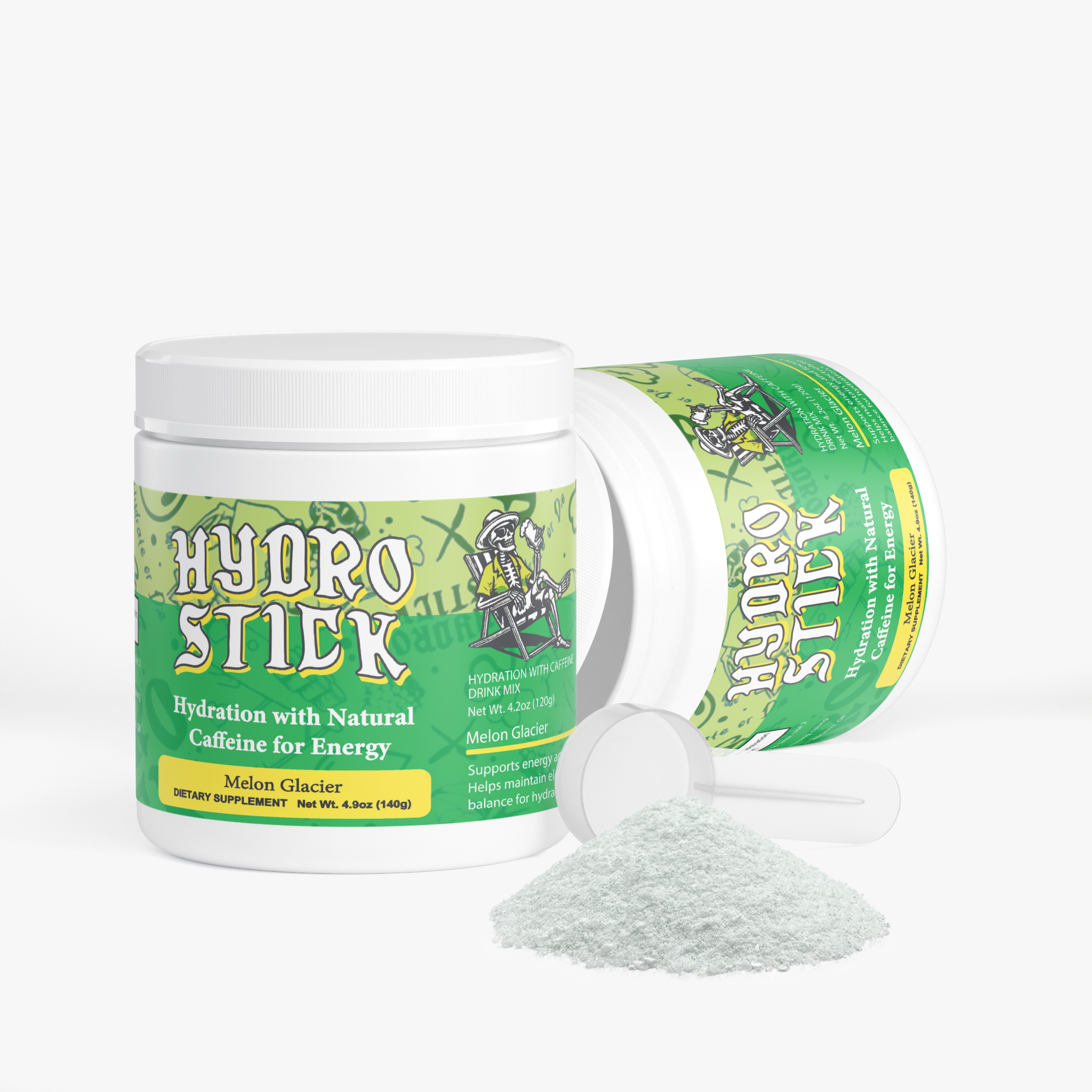 HydroStick Hydration w/ Natural Caffeine (Melon Glacier) 4.2 oz