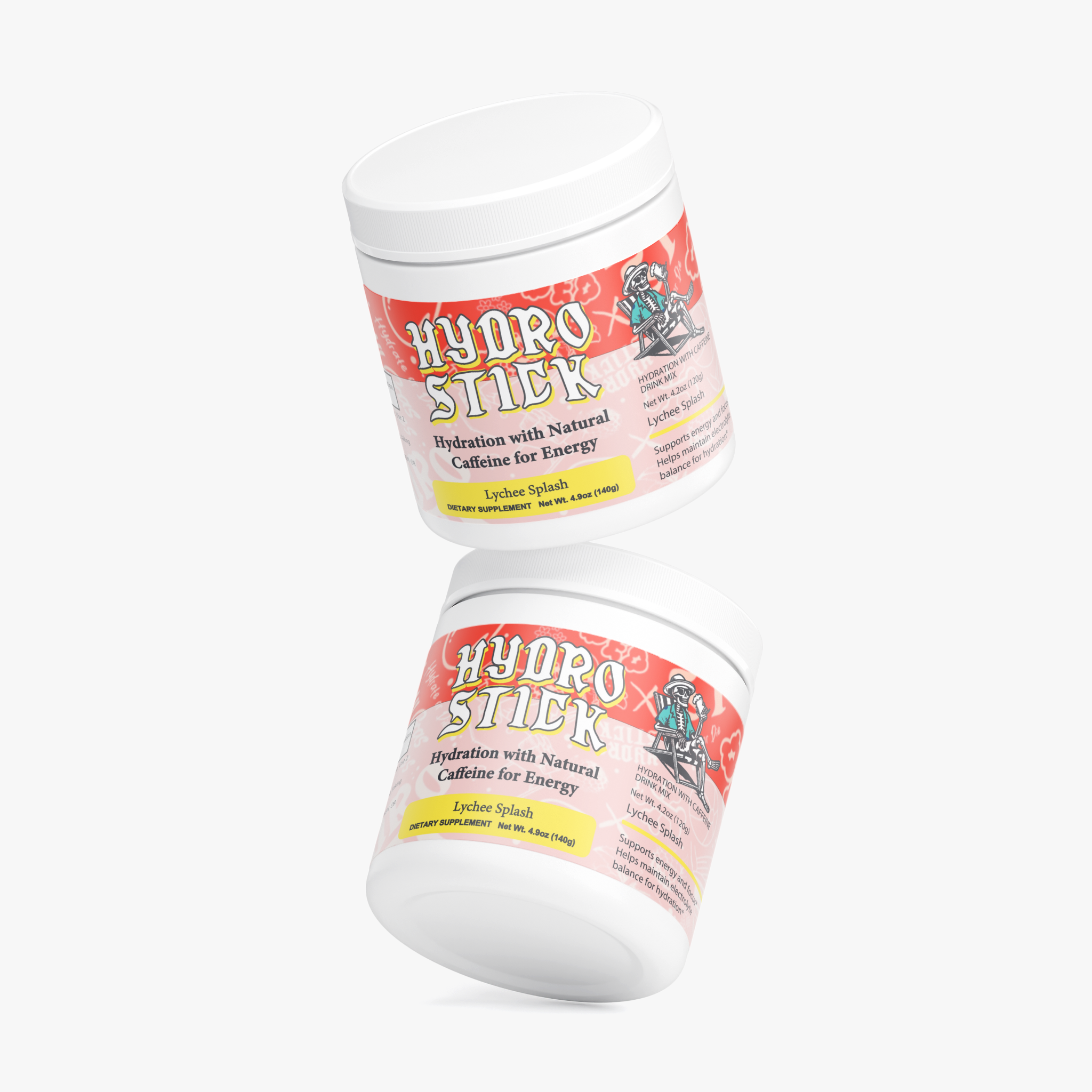 HydroStick Hydration w/ Natural Caffeine (Lychee Splash) 4.2 oz