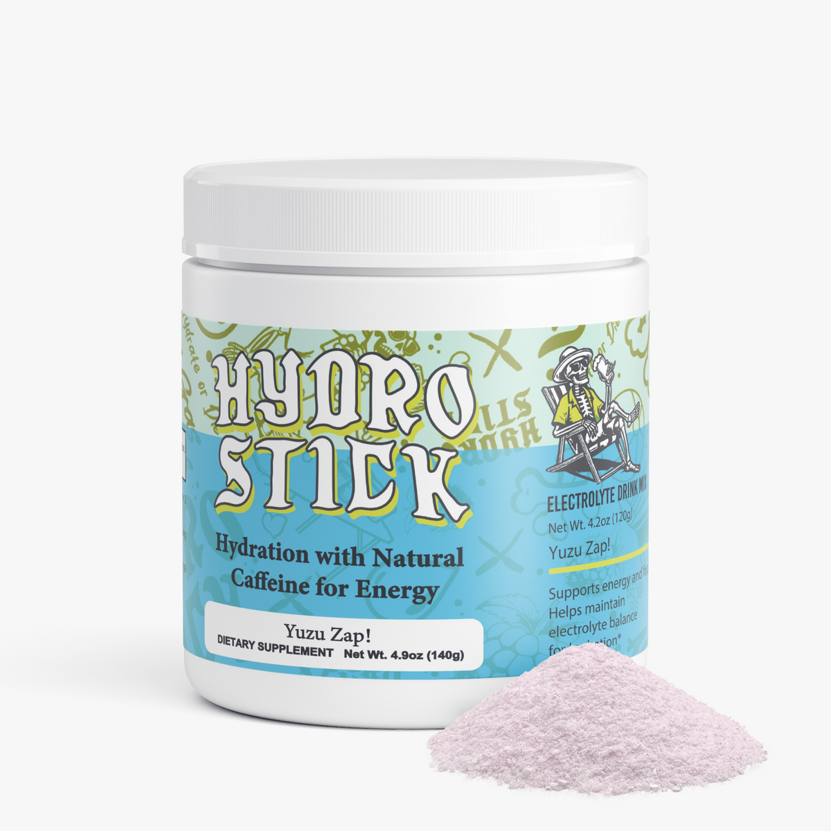 HydroStick Hydration w/ Natural Caffeine (Yuzu Zap!) 4.2 oz