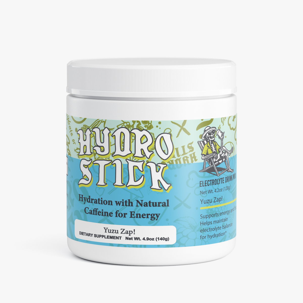 HydroStick Hydration w/ Natural Caffeine (Yuzu Zap!) 4.2 oz