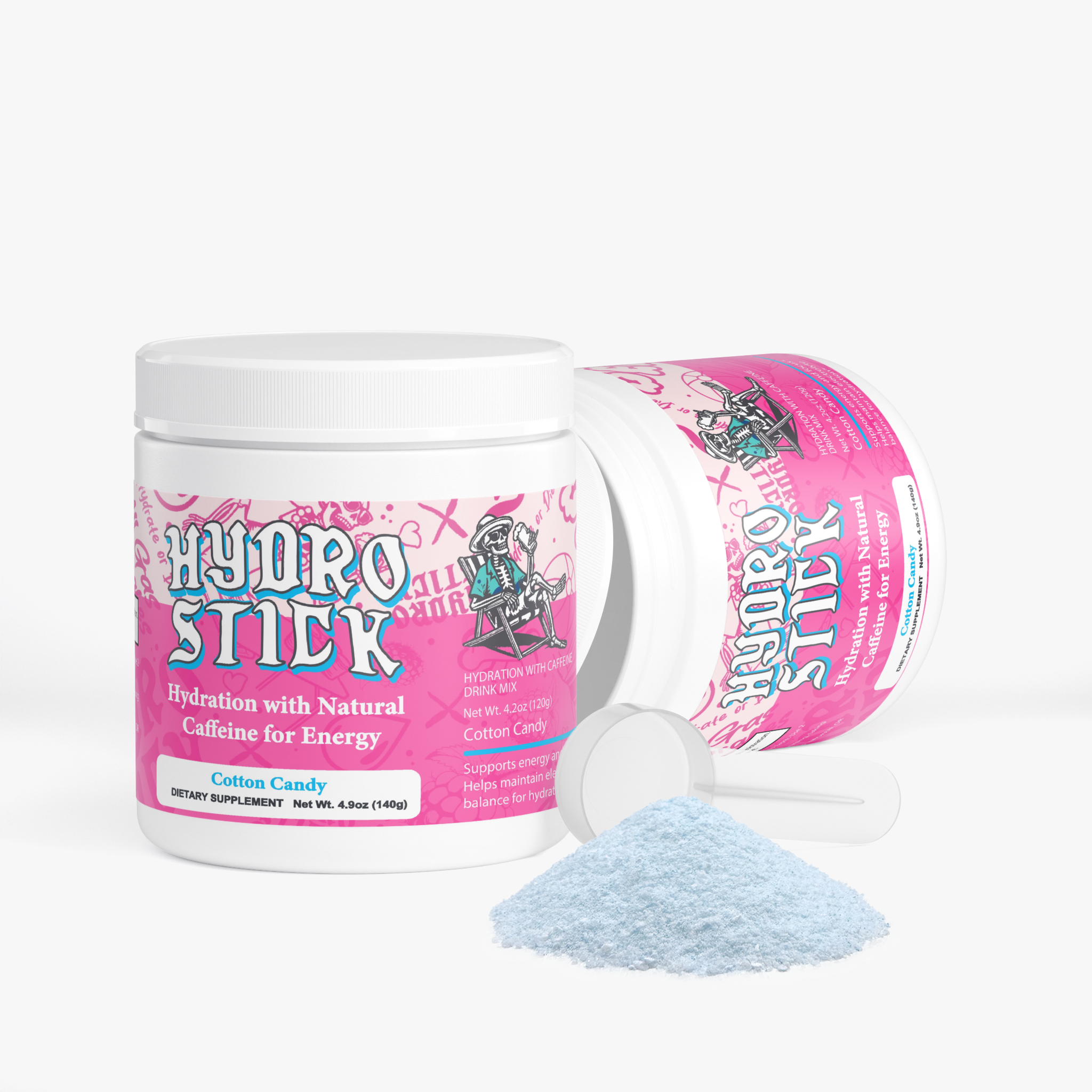 HydroStick Hydration w/ Natural Caffeine (Cotton Candy) 4.2 oz