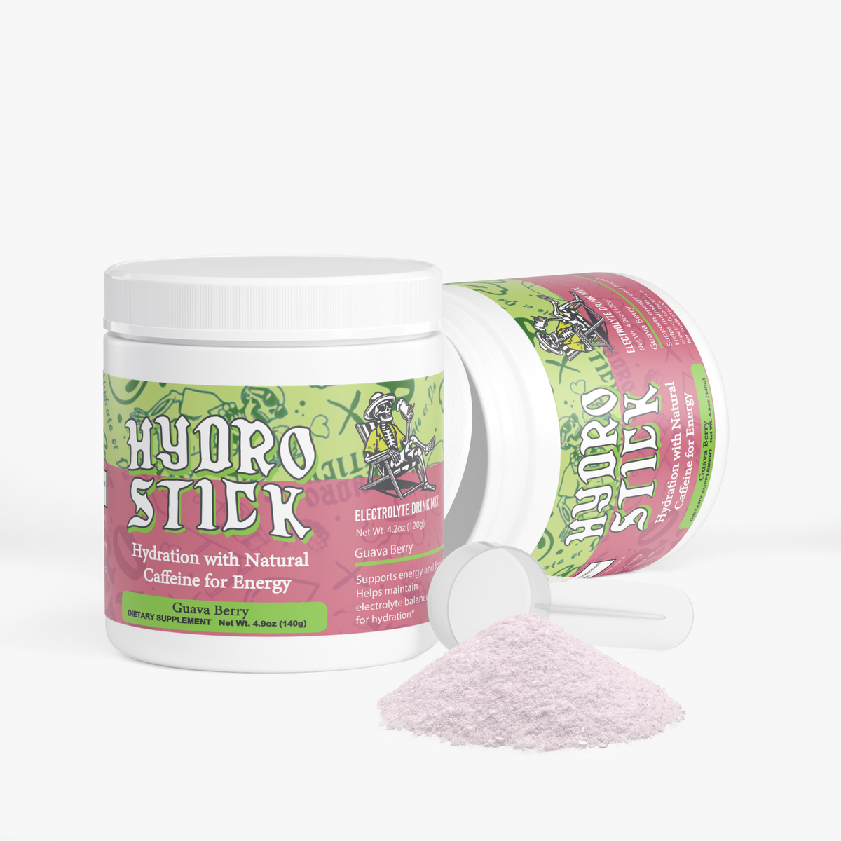 HydroStick Hydration w/ Natural Caffeine (Guava Berry) 4.2 oz