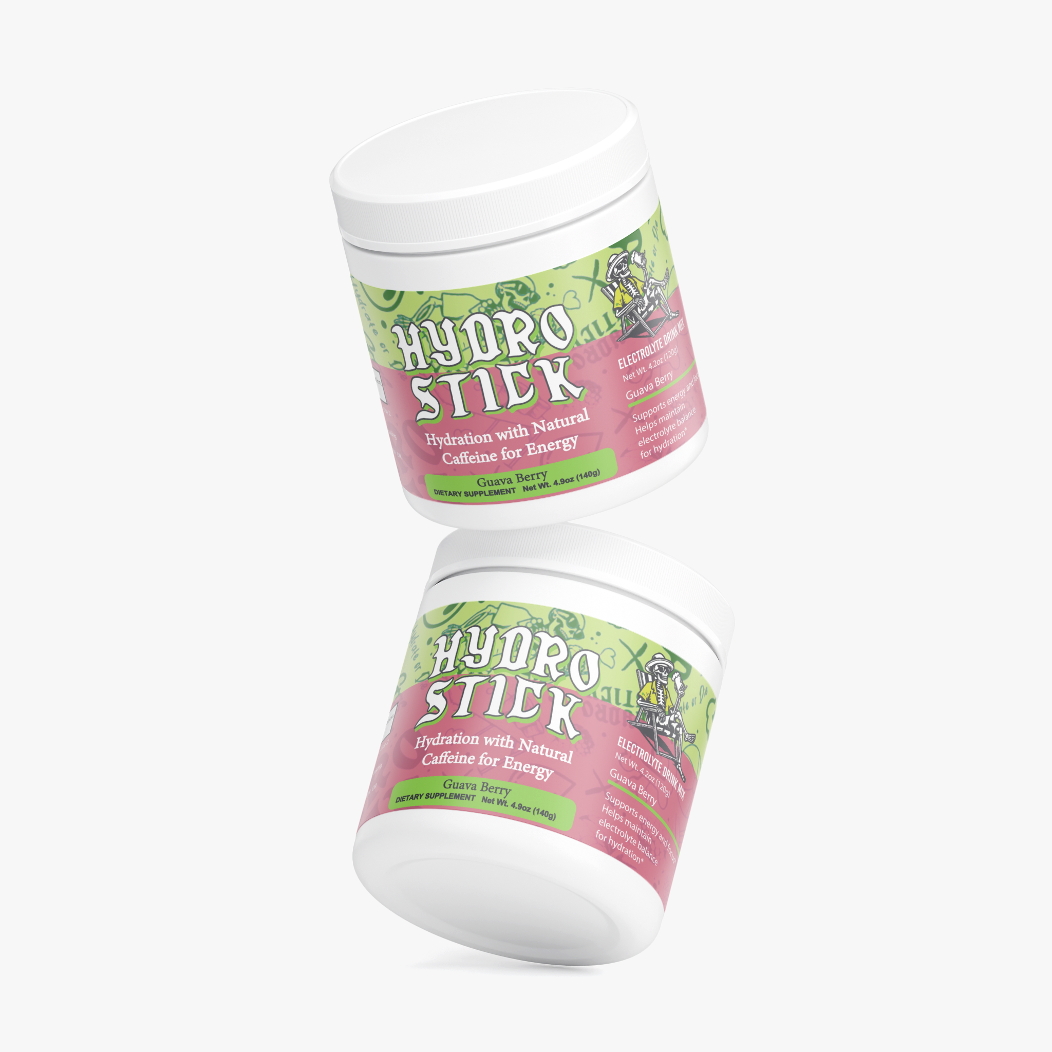 HydroStick Hydration w/ Natural Caffeine (Guava Berry) 4.2 oz