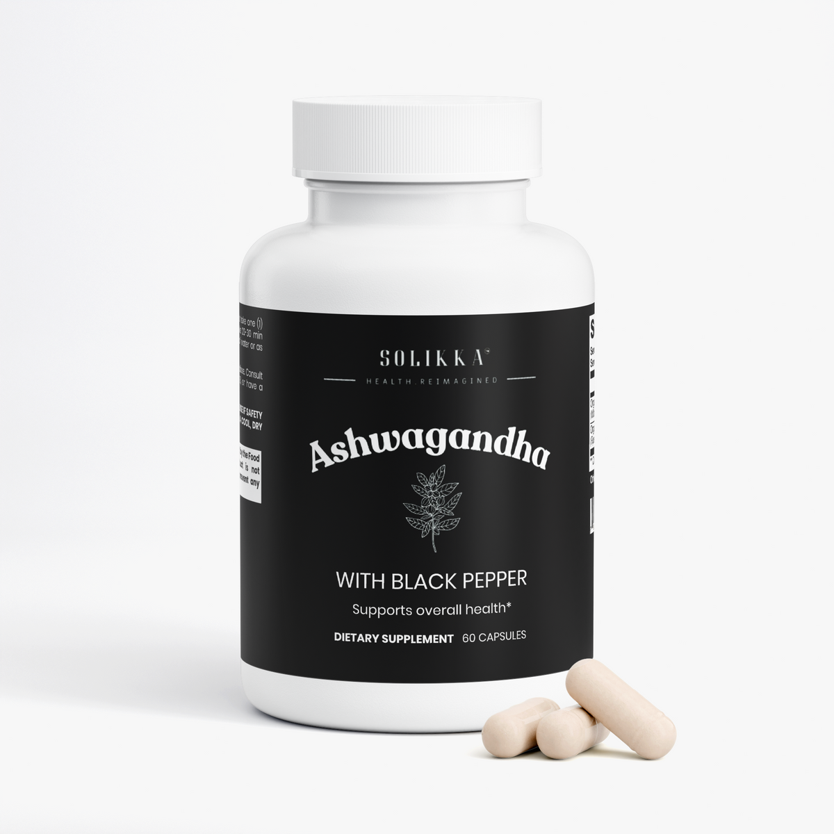 Ashwagandha with Black Pepper 60 Ct