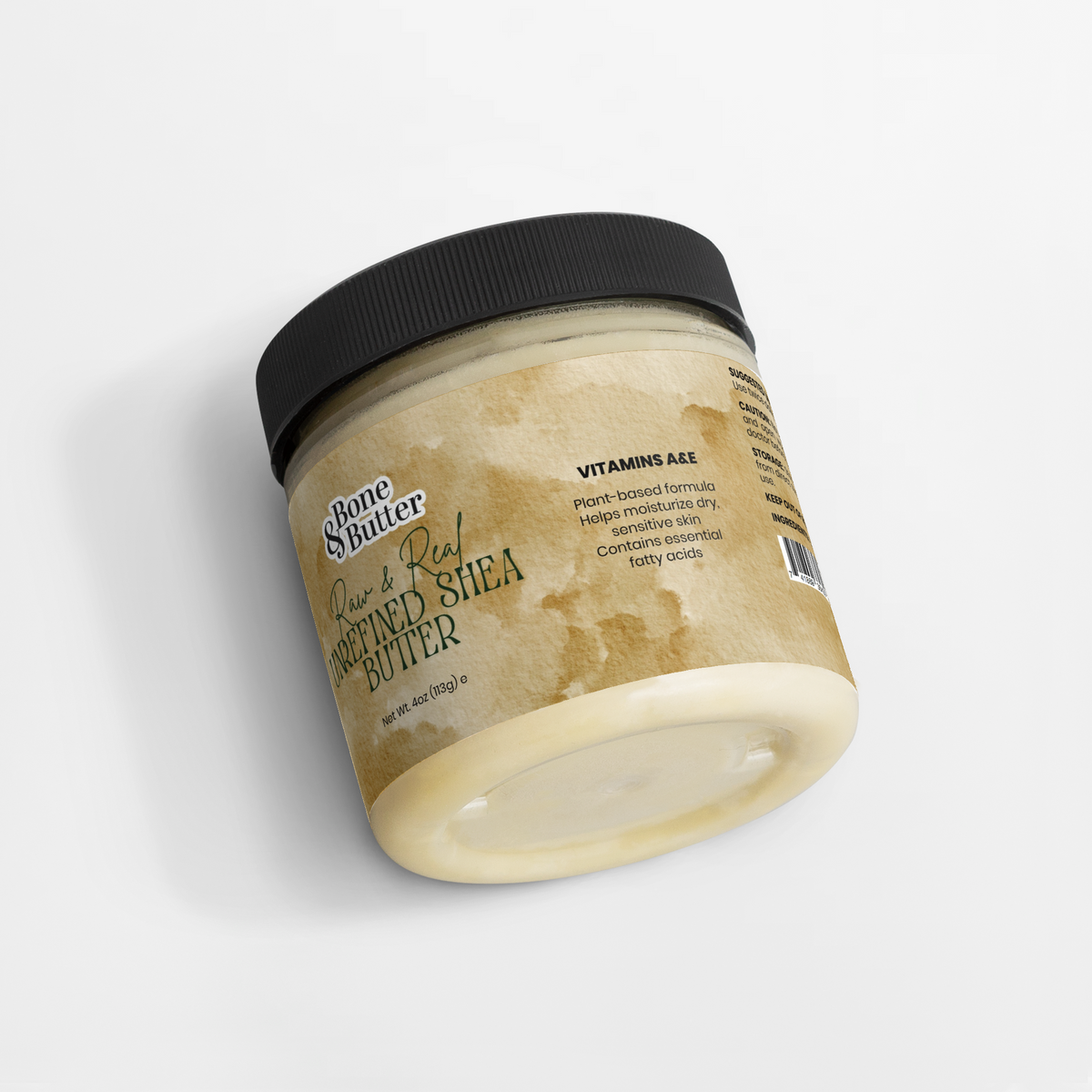 Bone & Butter Raw Shea Butter 4 Oz