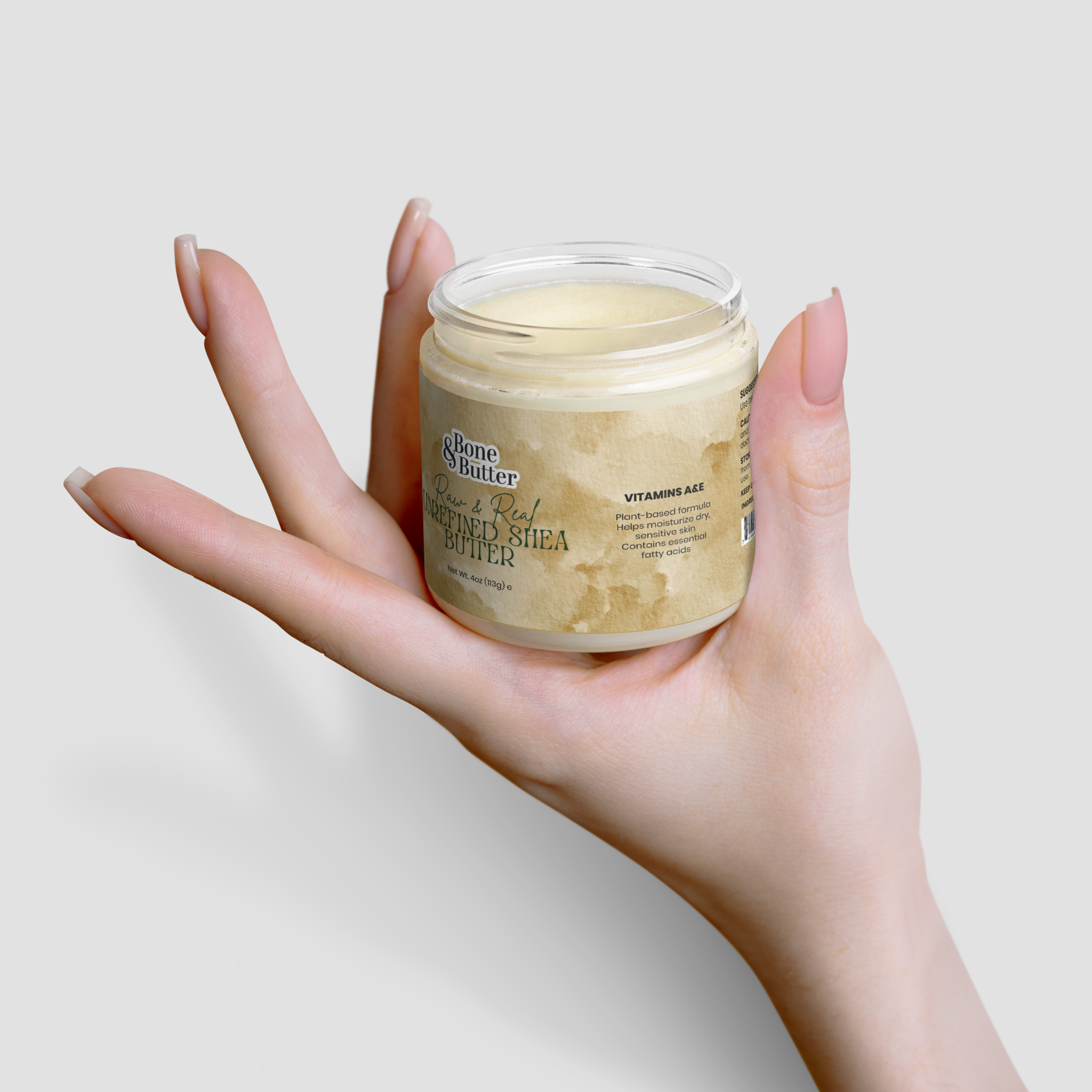 Bone & Butter Raw Shea Butter 4 Oz