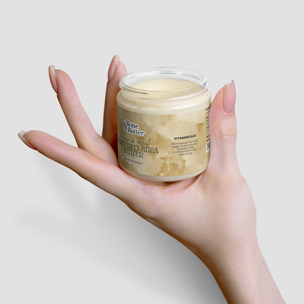 Bone & Butter Raw Shea Butter 4 Oz