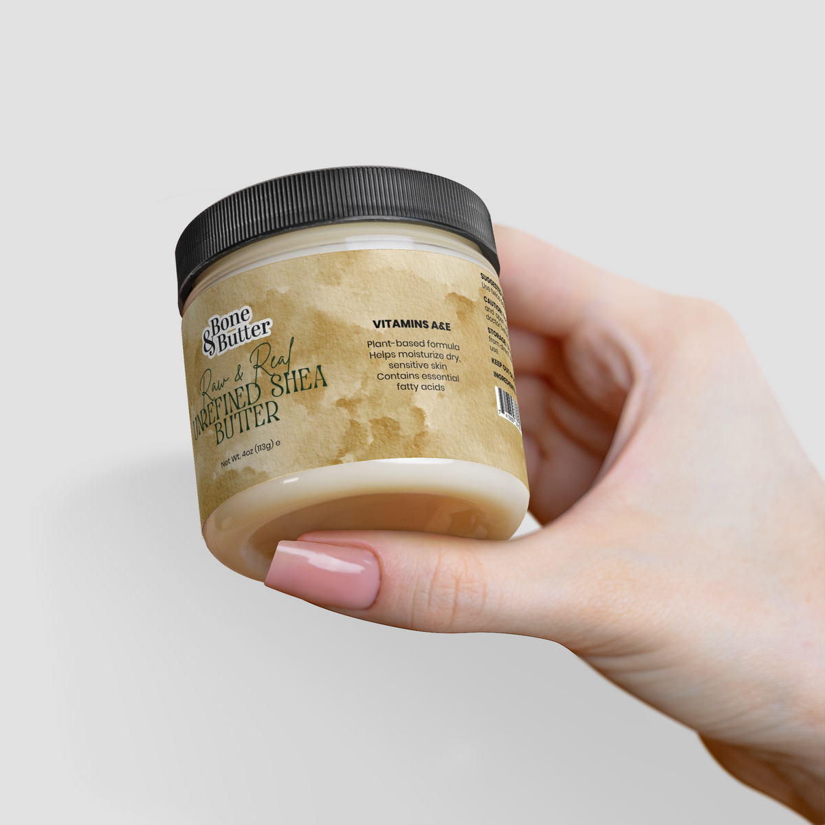 Bone & Butter Raw Shea Butter 4 Oz