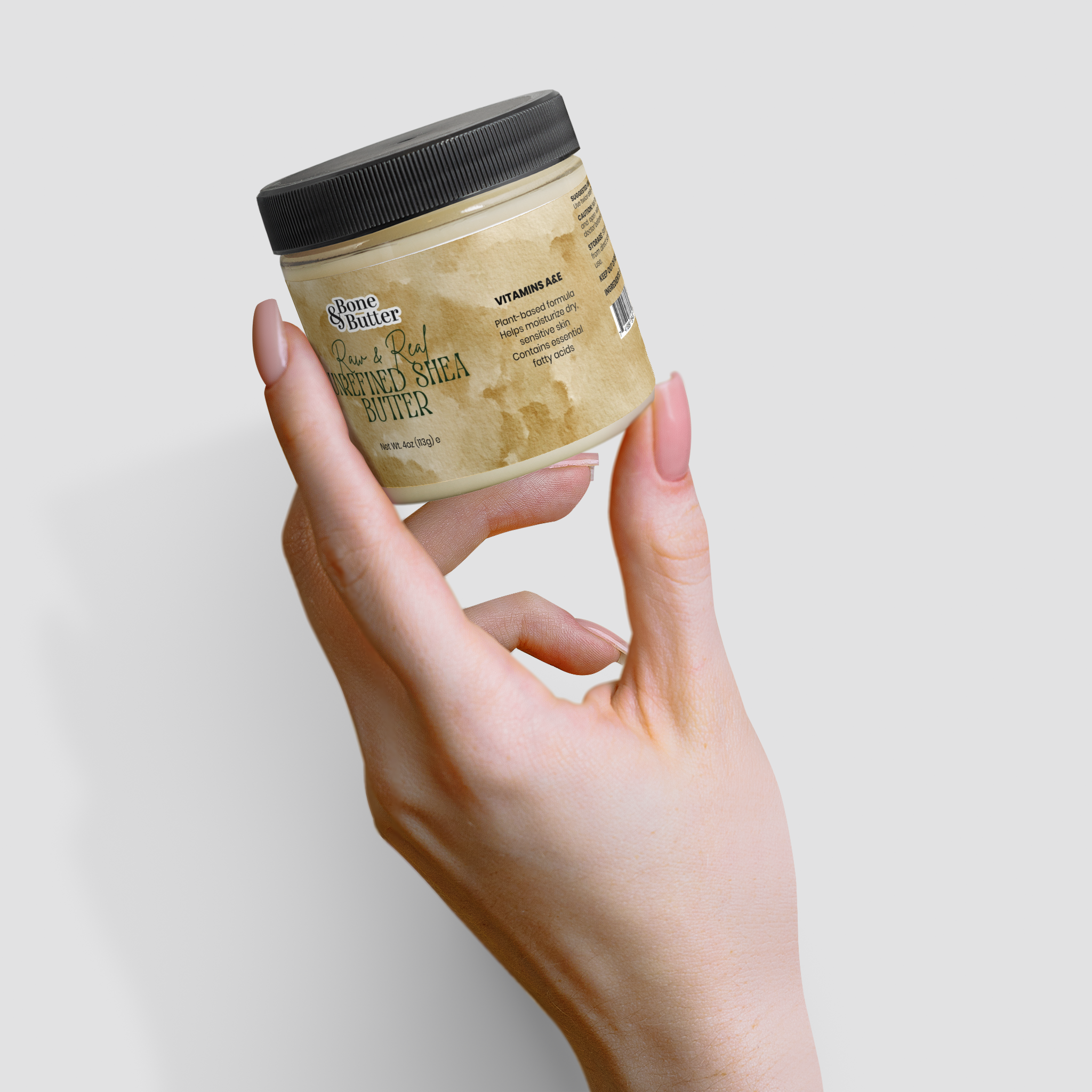 Bone & Butter Raw Shea Butter 4 Oz