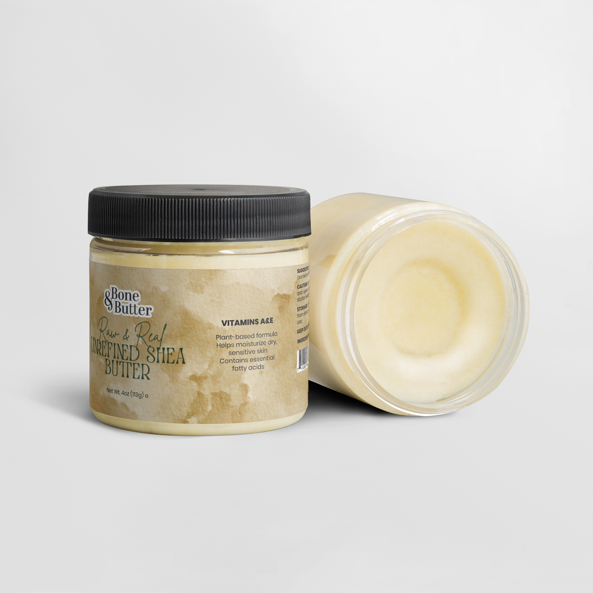 Bone & Butter Raw Shea Butter 4 Oz