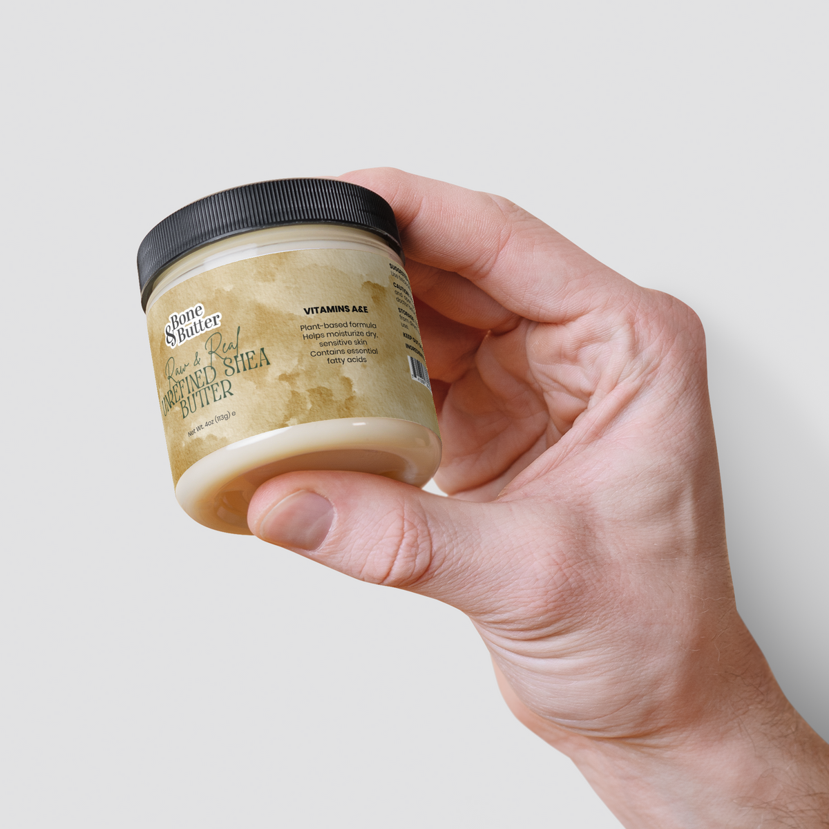Bone & Butter Raw Shea Butter 4 Oz