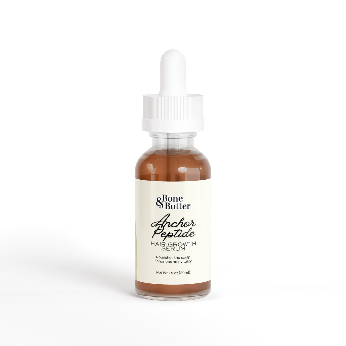 Bone & Butter Peptide Hair Growth Serum  1 Fl Oz