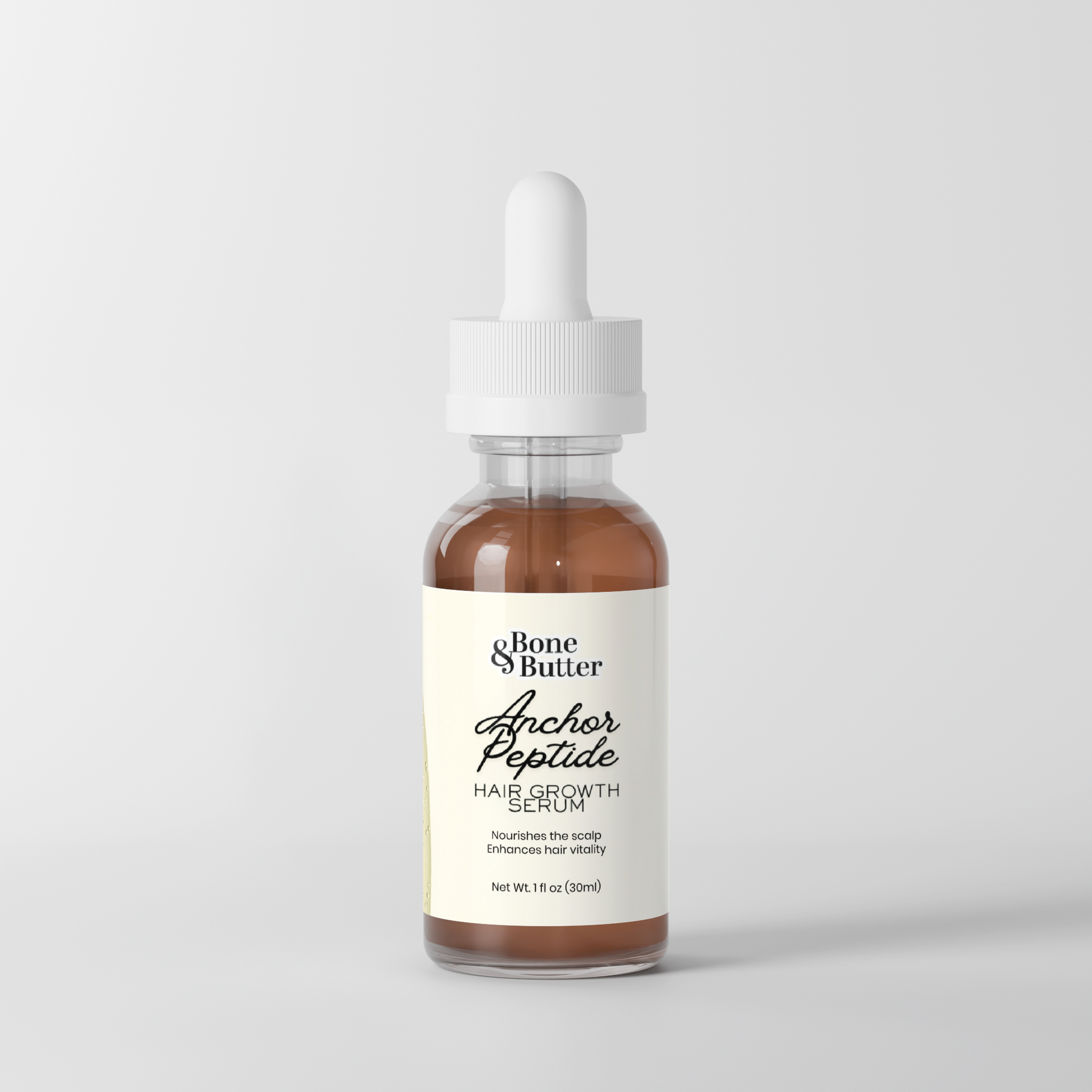 Bone & Butter Peptide Hair Growth Serum  1 Fl Oz