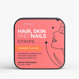 Hair, Skin & Nails Strips Orange Flavor 30 Oral Strips – image 1