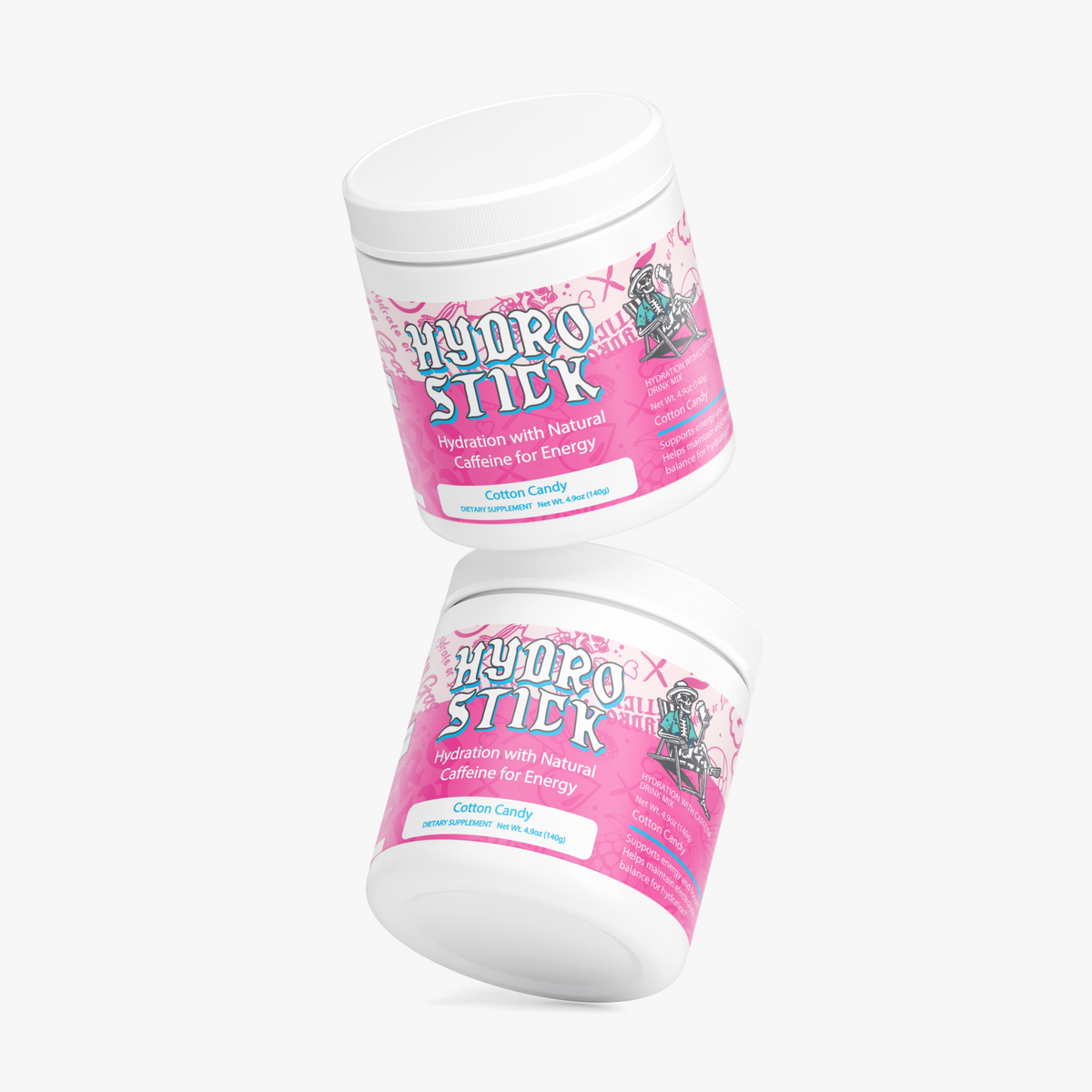 HydroStick Hydration w/ Natural Caffein (Cotton Candy) 4.9 oz
