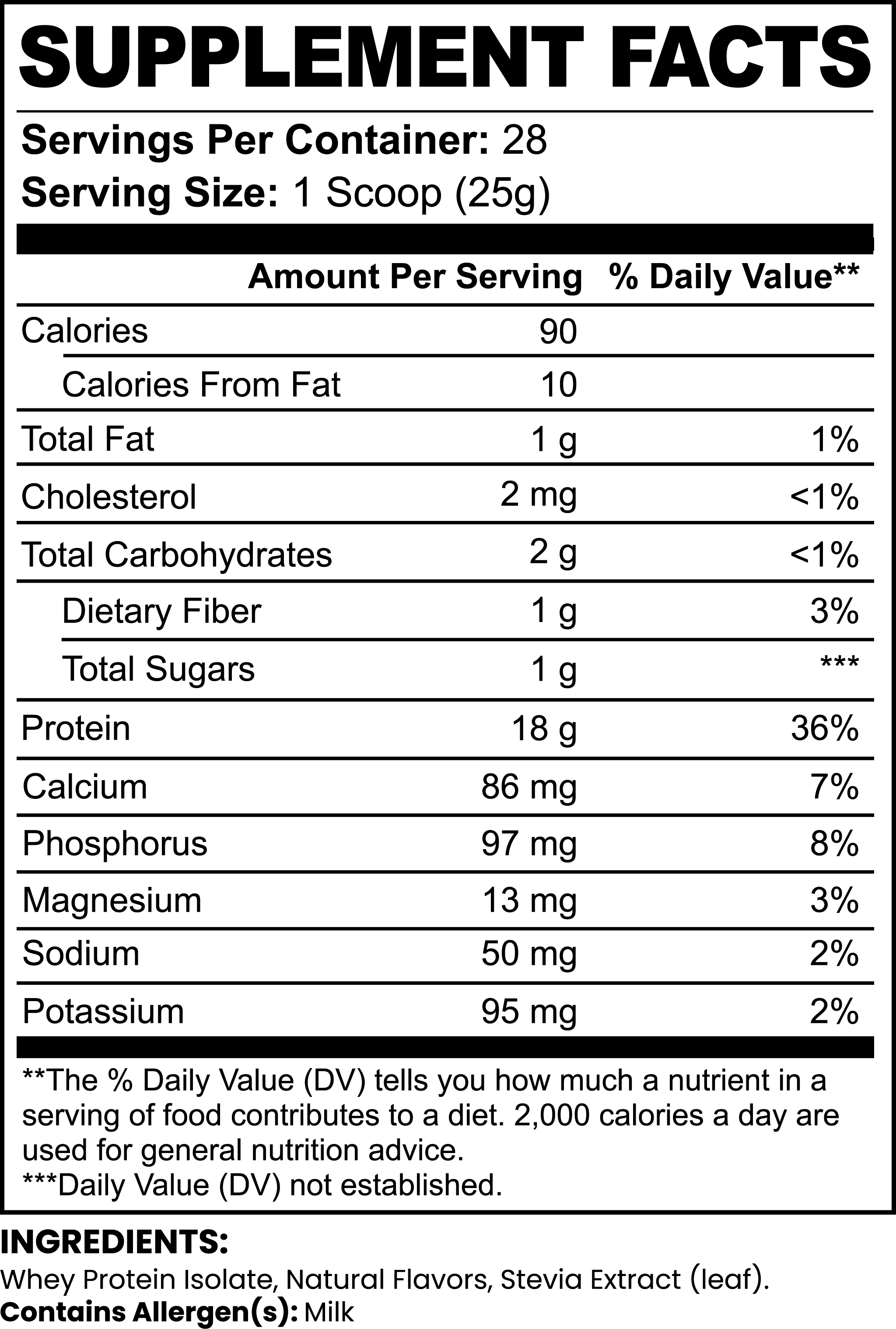 Pure3 100% Whey Protein Isolate (Chocolate) 24.1 Oz