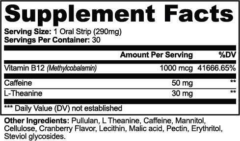 Burst Energy - 30 Oral Strips