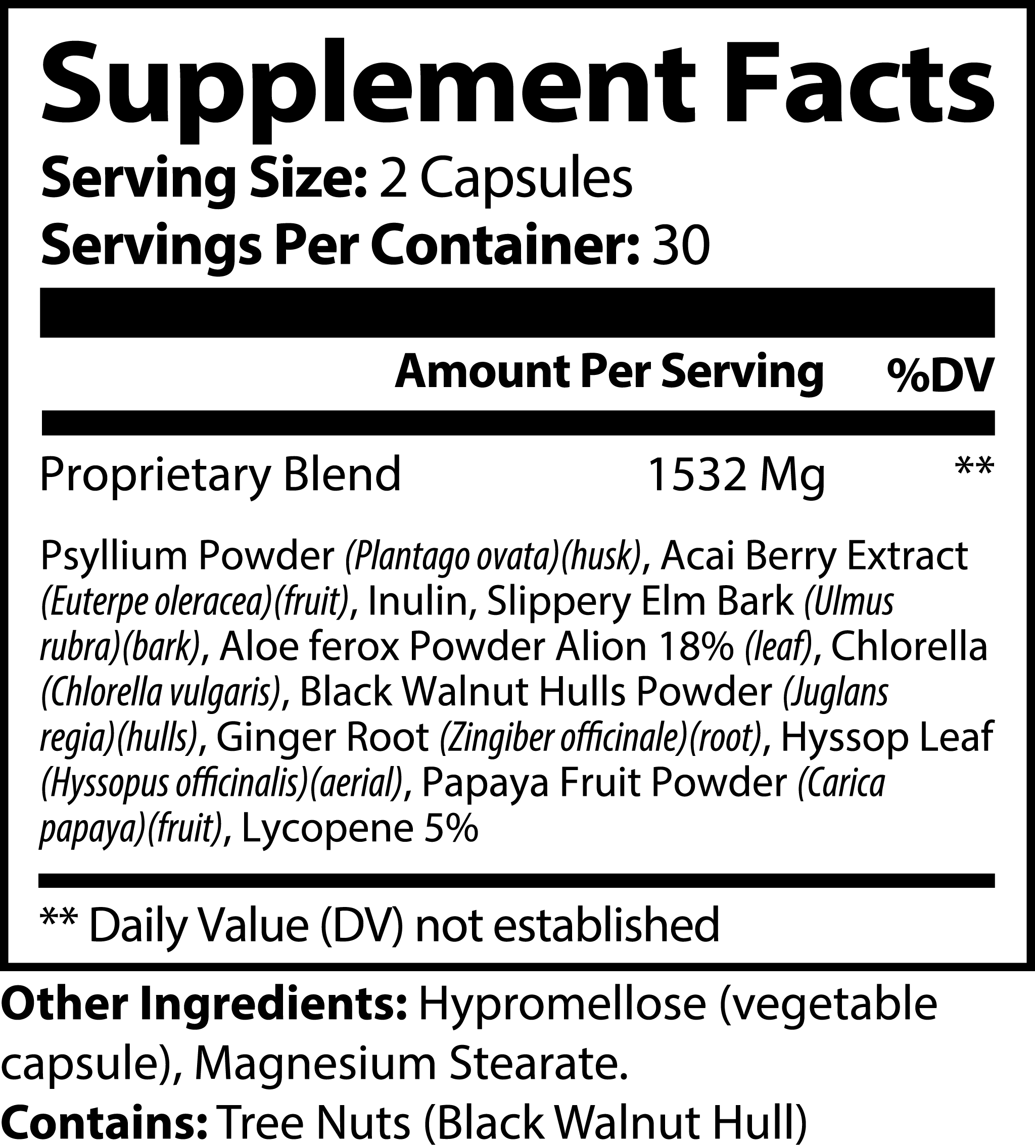 Max Detox (Acai detox) 60ct