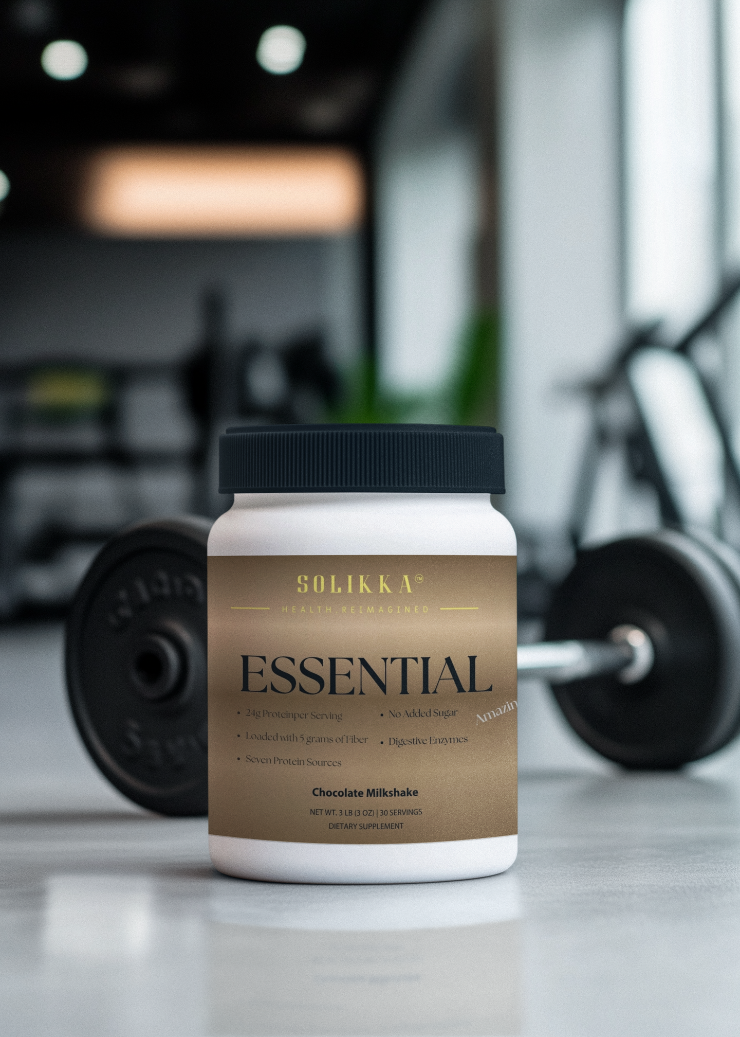 2.9lb Essential Meal Replacement Protein Chocolate Milkshake w/0% Added Sugar