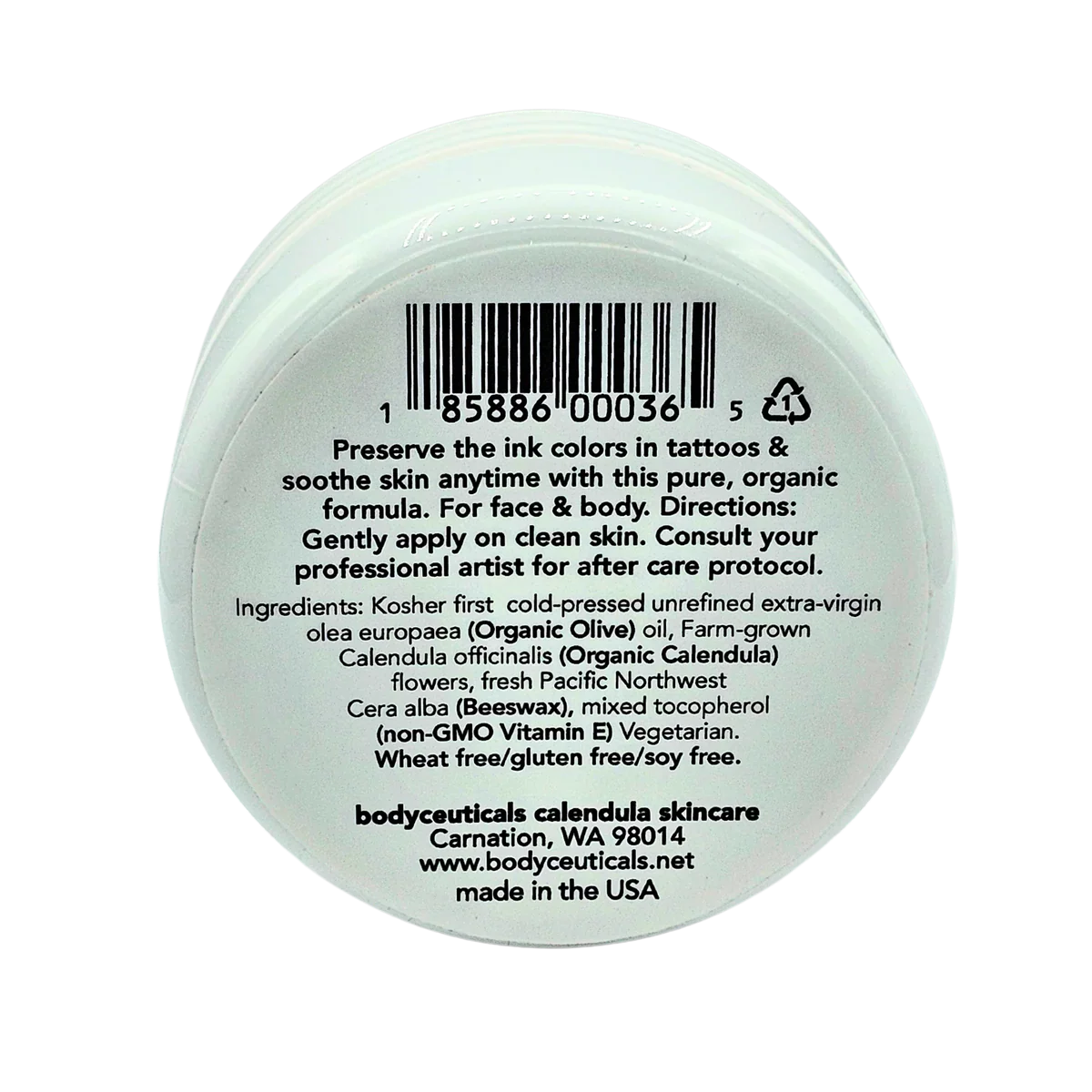 Bodyceuticals Ink Pot Calendula Tattoo Balm