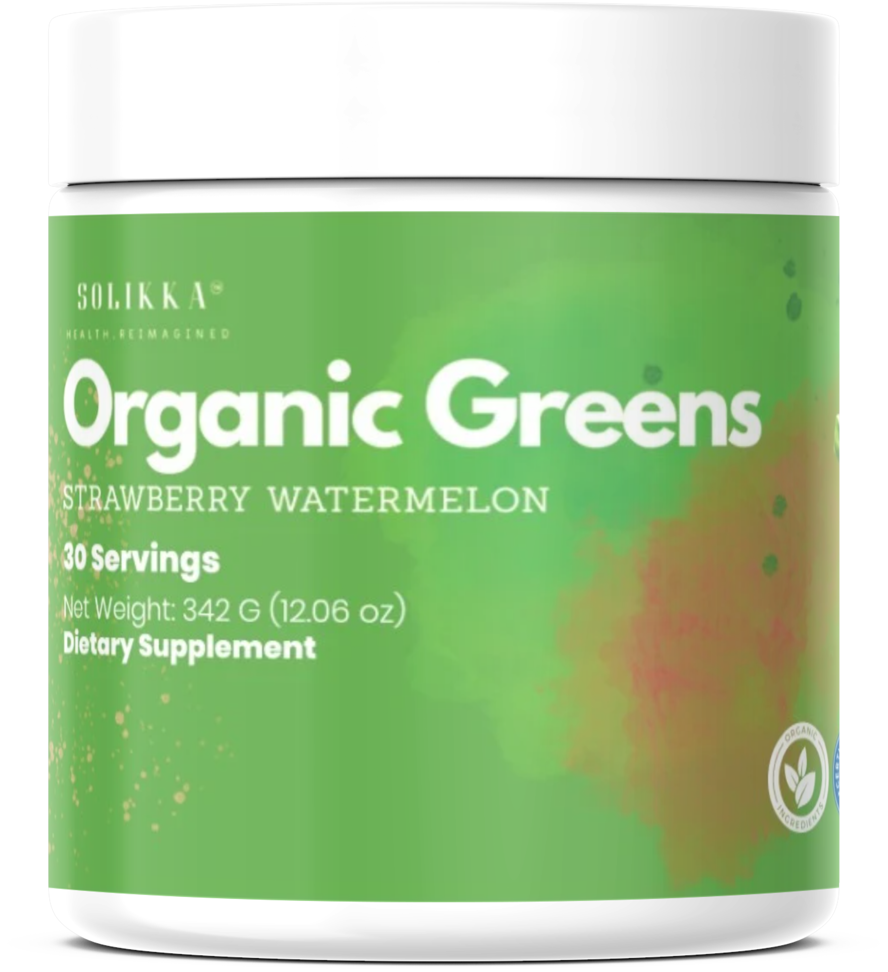 Organic Super Greens Strawberry Watermelon