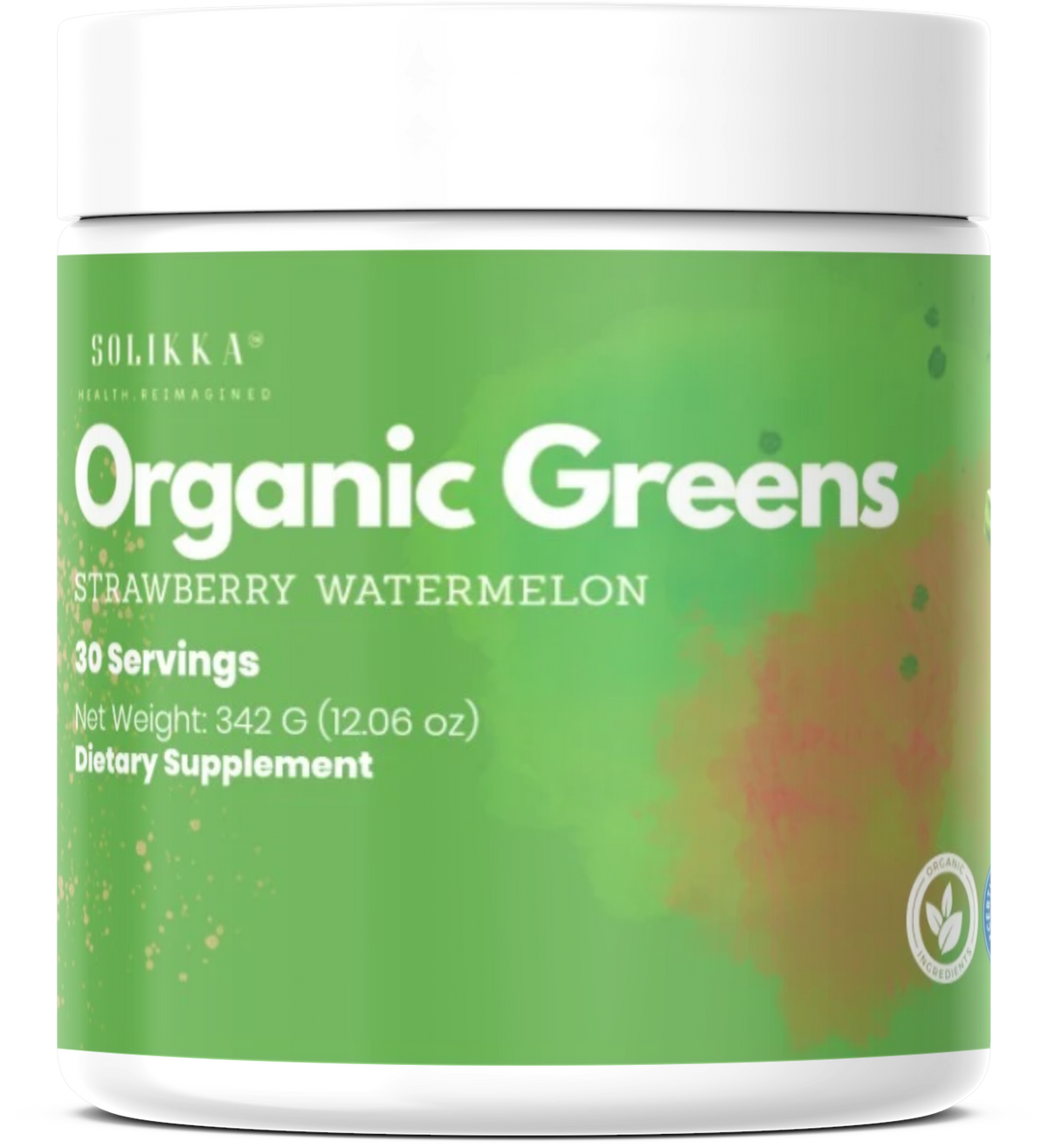 Organic Super Greens Strawberry Watermelon