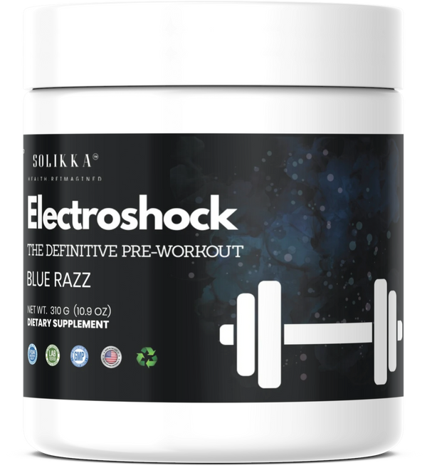 Electroshock - The Definitive Pre-Workout Blue Razz Flavor