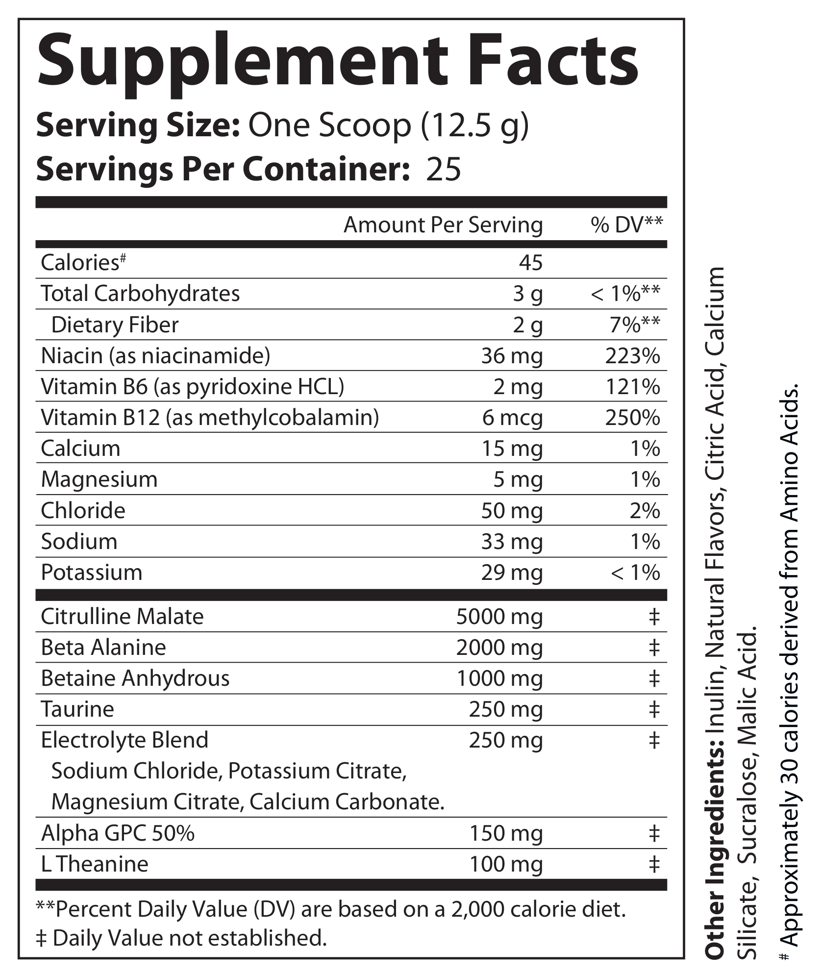 Pump Non-Stim Pre-Workout Cherry Blast 312g w/ Natural Flavor