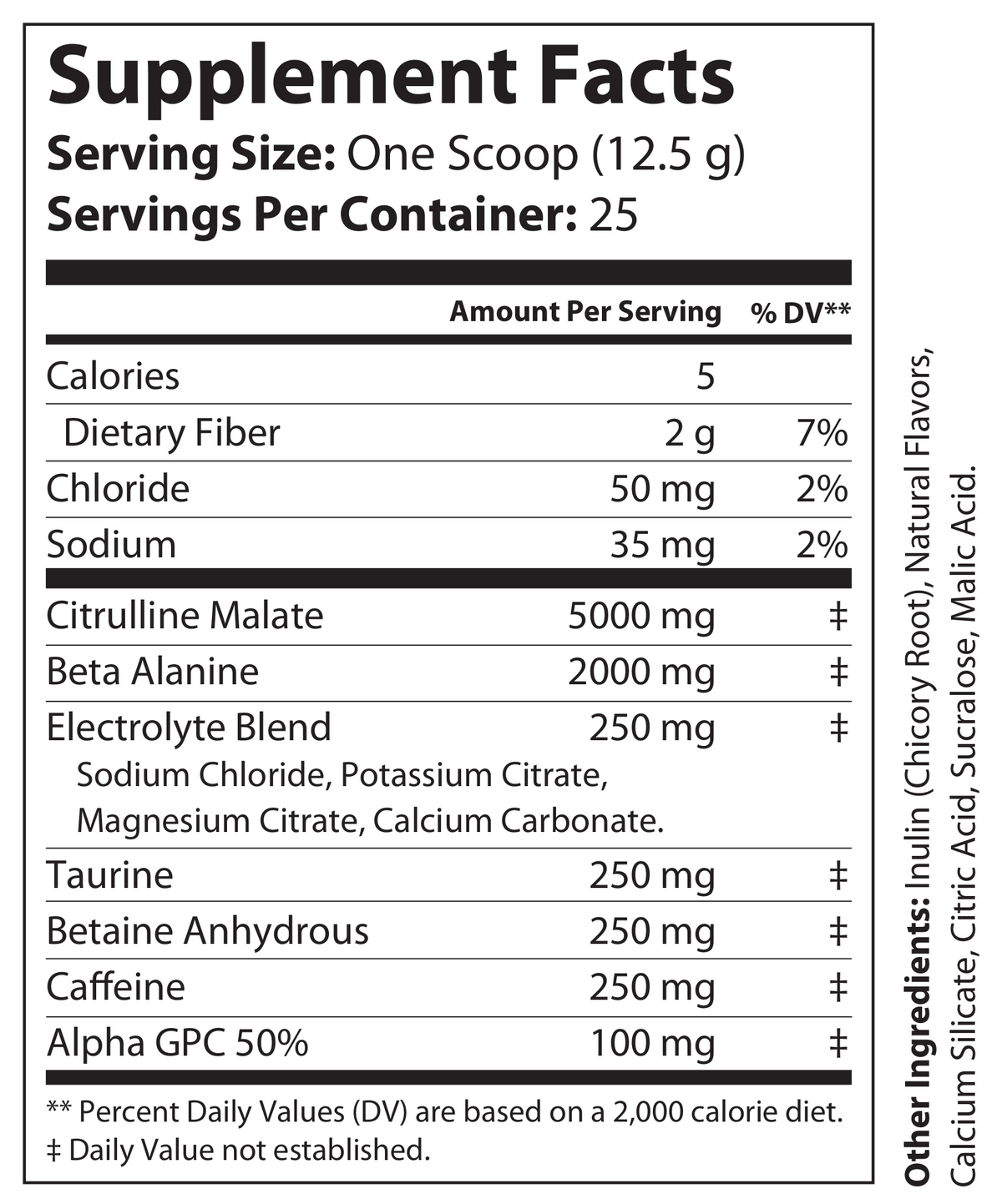 Pump Pre-Workout Citrus Blast 312g w/ Natural Flavor