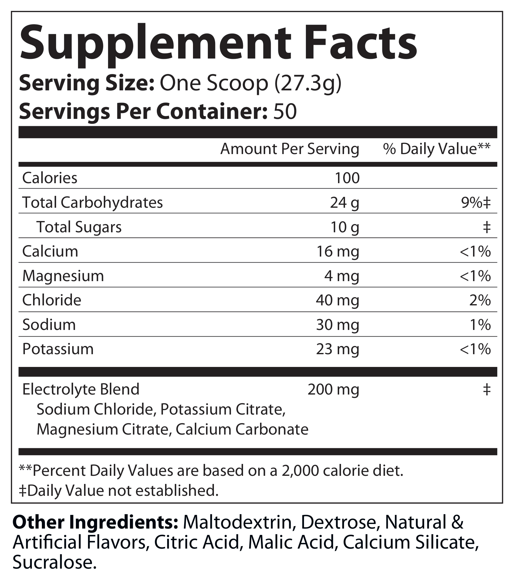 Recovery Carb + Electrolyte Summer Punch 1365g