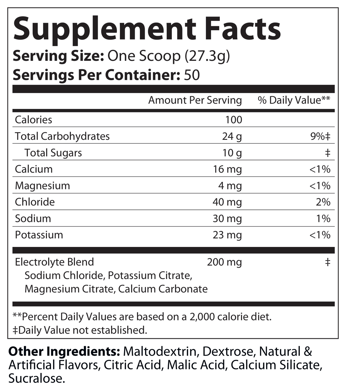 Recovery Carb + Electrolyte Summer Punch 1365g