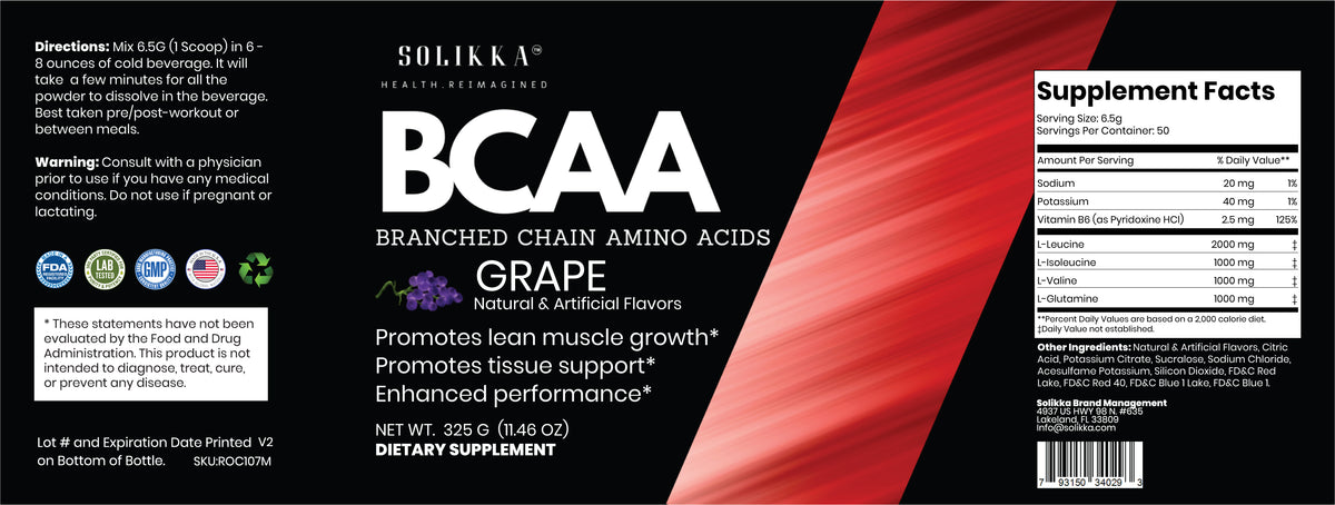 BCAA Grape 325g – 50 servings