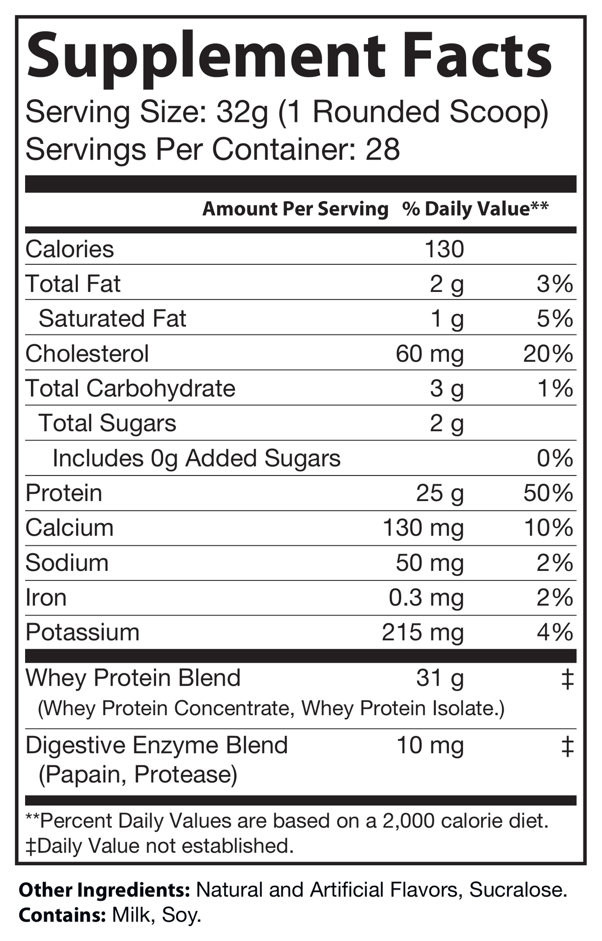 2lb Whey Cinnamon Swirl – 28 servings