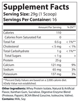 1lb 100% Whey Armor Isolate Protein Vanilla – image 2