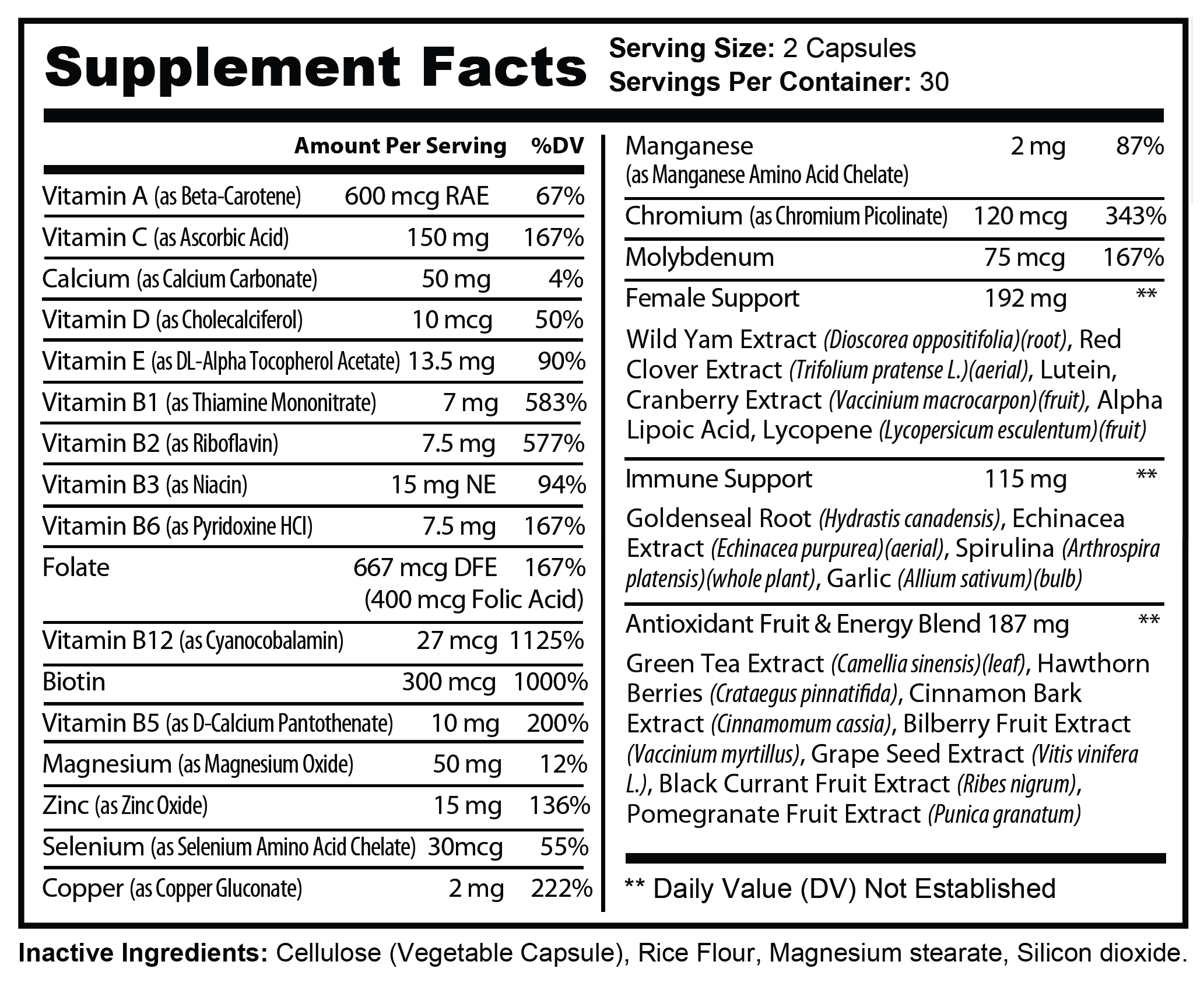 Ultra Vita For Women