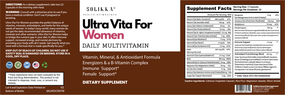 Ultra Vita For Women