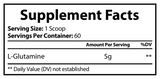 L-Glutamine Recovery Powder – 5g Pure L-Glutamine (60 Servings)