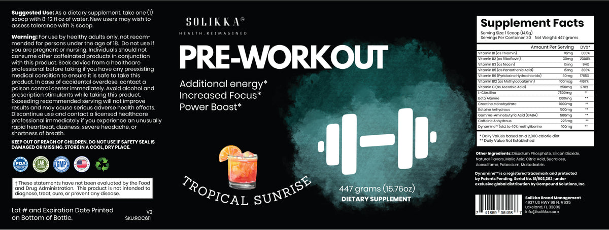 Pre-Workout (Tropical Sunrise)