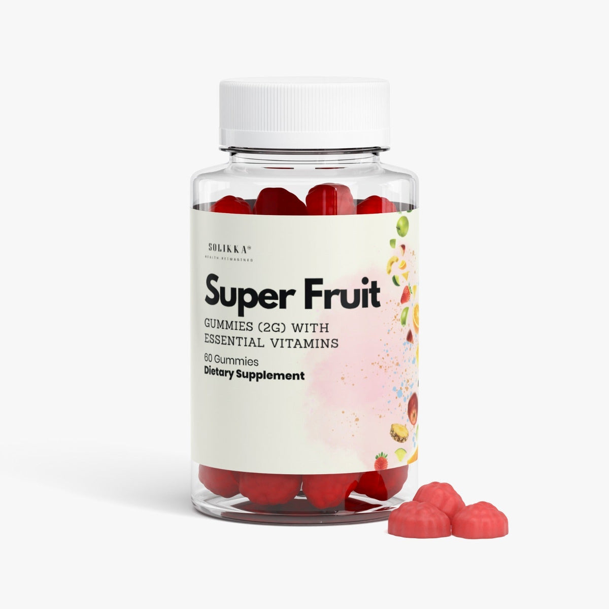 Super Fruit Gummies w/ Essential Vitamins