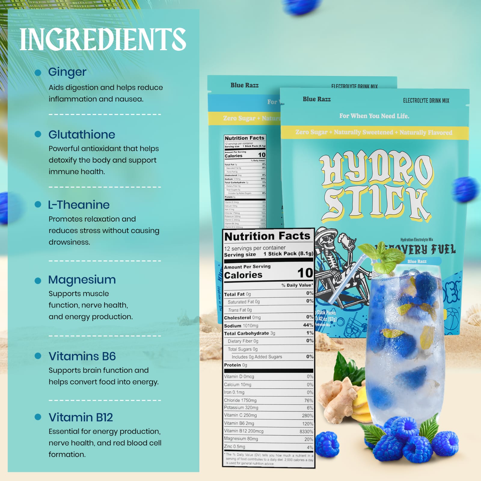 HydroStick (Blue Razz)