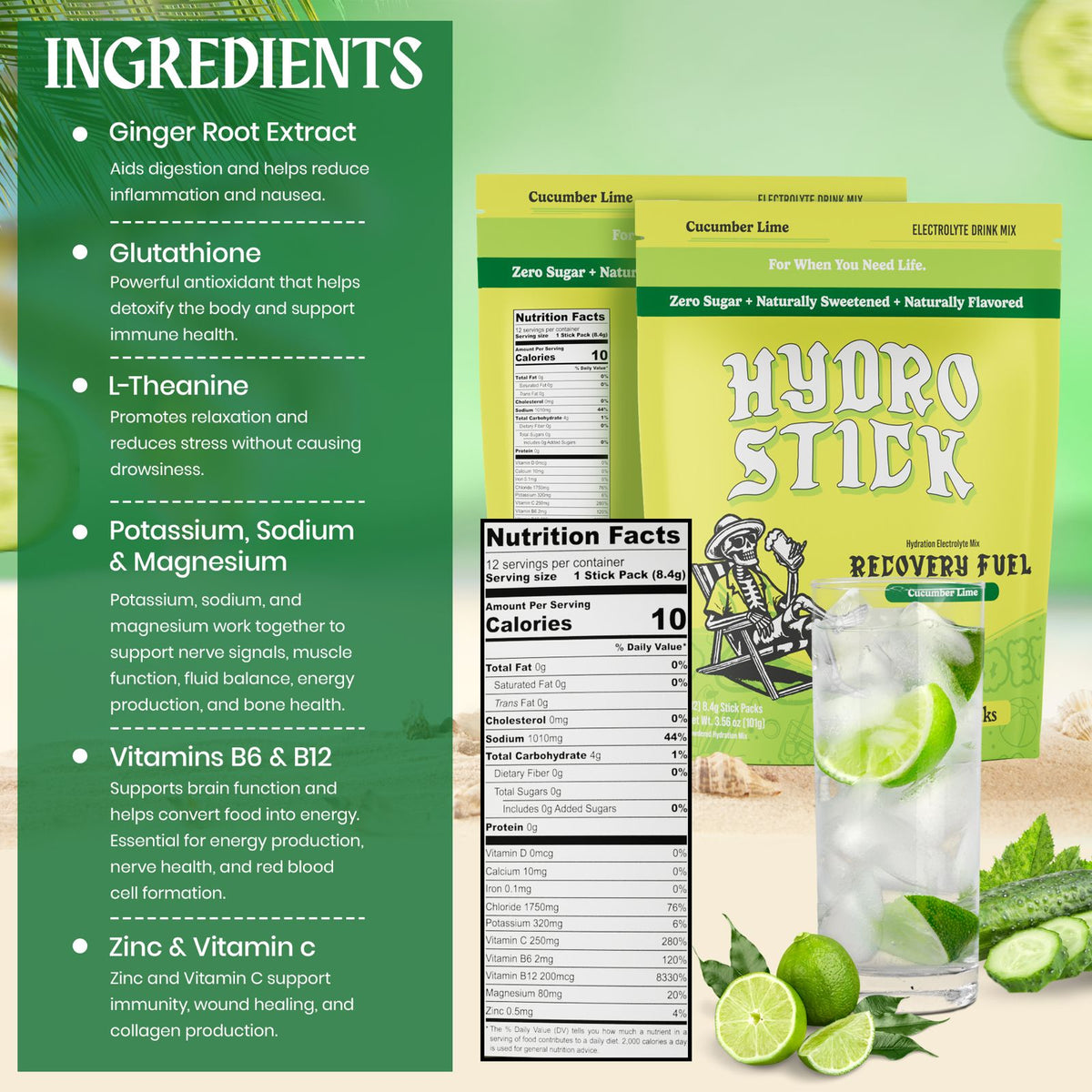 HydroStick (Cucumber Lime)