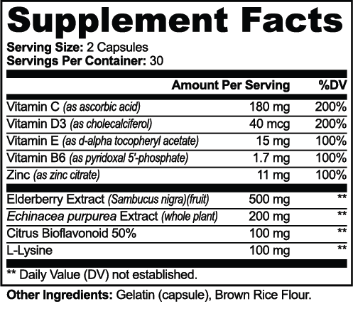 Immune Support Complex 60 Caps