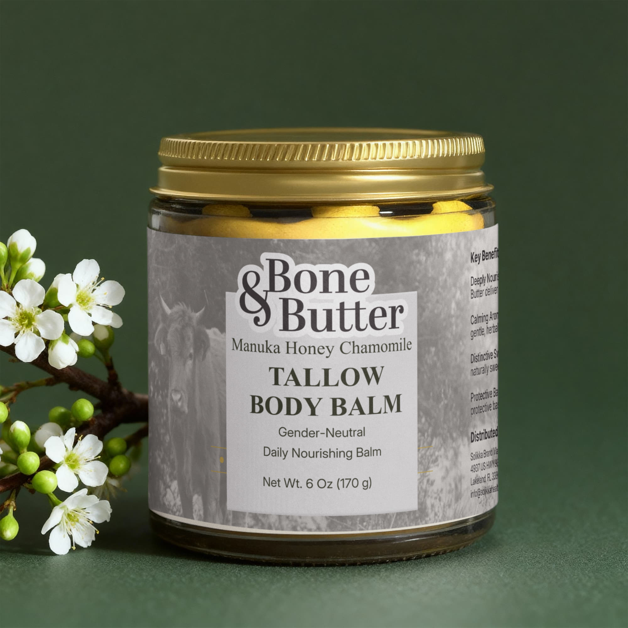 Manuka Honey Chamomile Tallow Body Balm