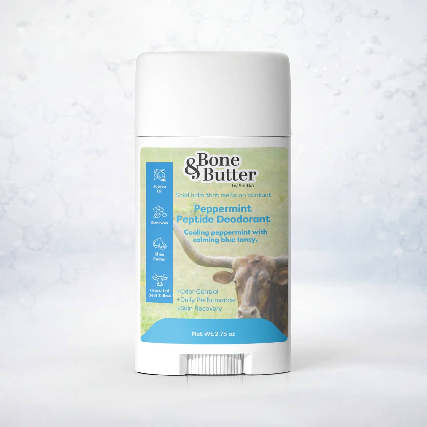 2 Pack Peptide Peppermint Deodorant