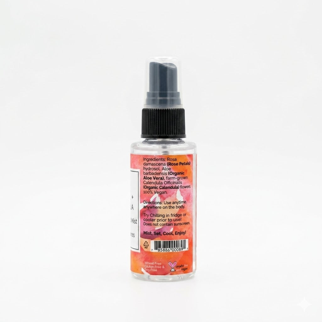 Bodyceuticals Hydrating Facial Mist - Rose + Calendula *Box not included*