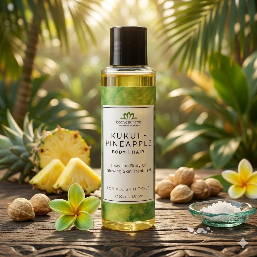 Bodyceuticals Body + Hair Oil - Kukui Pineapple