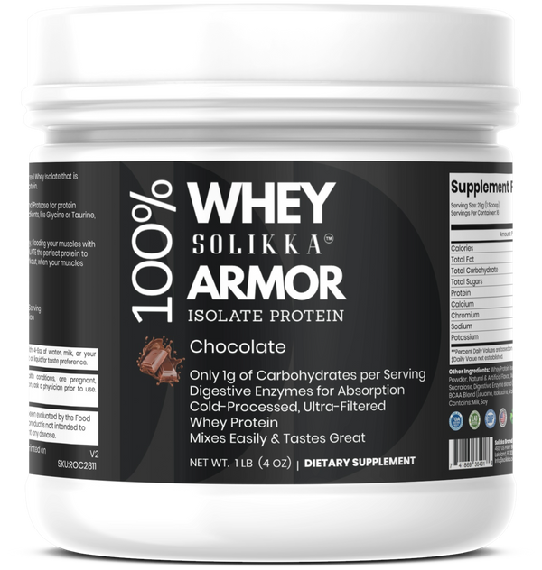 1lb 100% Whey Armor Isolate Protein Chocolate