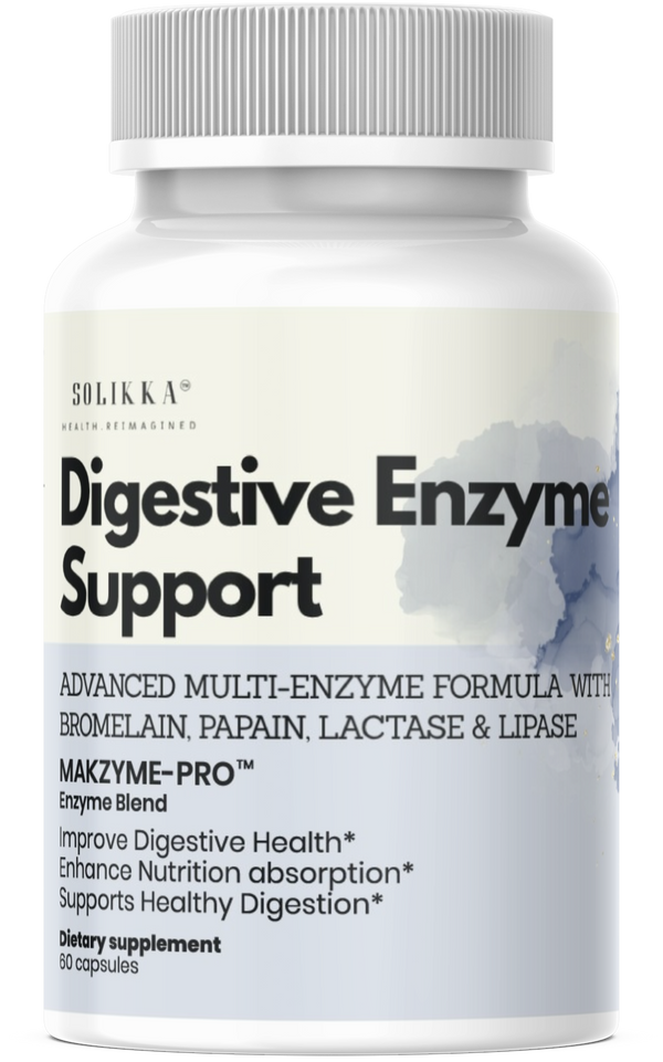 Digestive Enzyme Support – Advanced Multi-Enzyme Formula (60 Capsules)