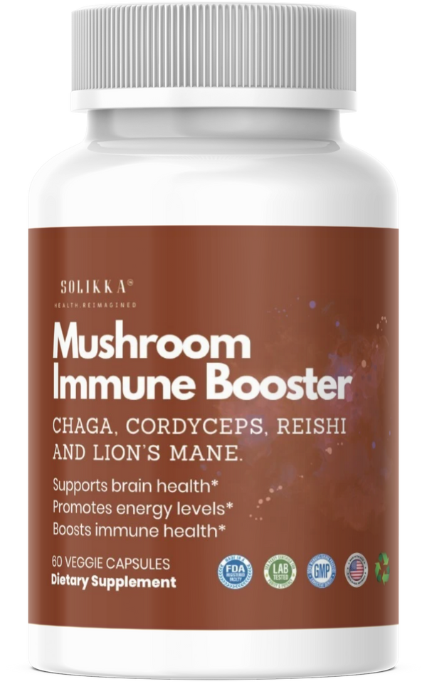 Mushroom Immune Booster Chaga, Cordyceps, Reishi and Lion’s Mane